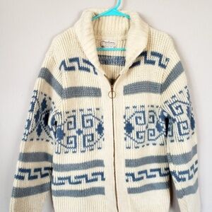 PENDLETON Cardigan Sweater Vintage 1970's Big Lebowski Made In USA Size Medium